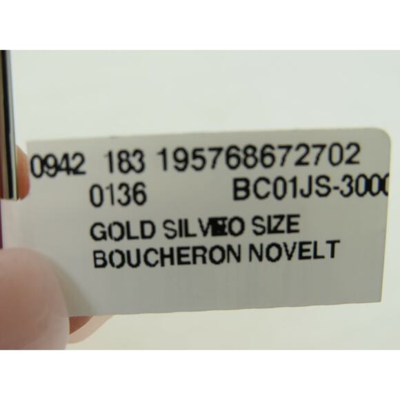 BOUCHERON GOLD SILVER BC01JS ROUND OWL LIMITED EDITION SUNGLASSES $ 940 ITALY main image 4
